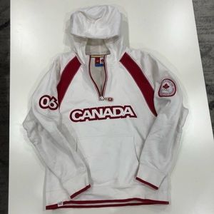 HBC Olympic team Canada 2006 half zip sweater